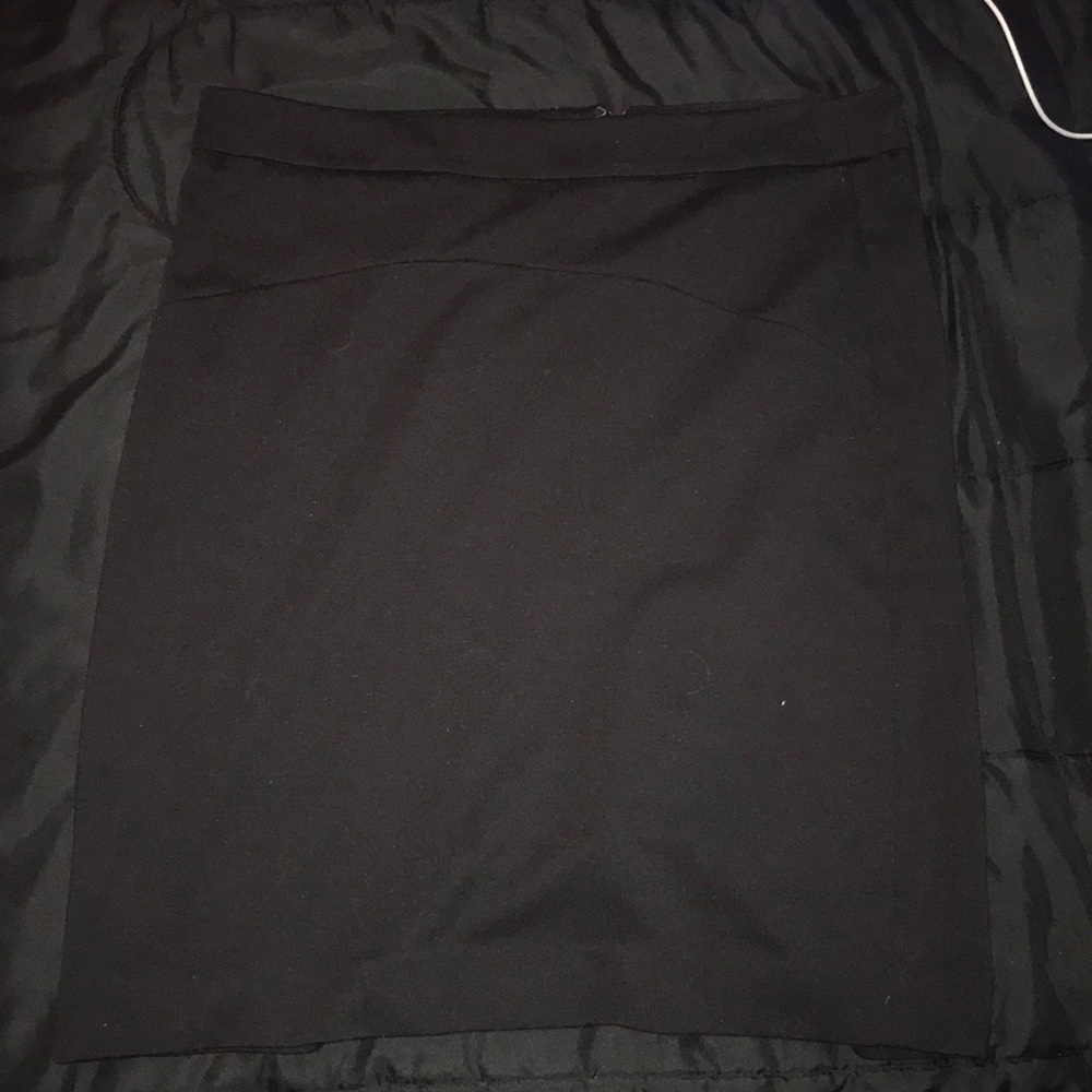 Black Office Skirt